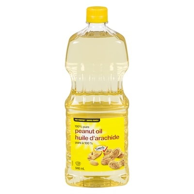 Sans Nom Huile d'arachide pure à 100 %  946 ml, 1,27 $/100ml