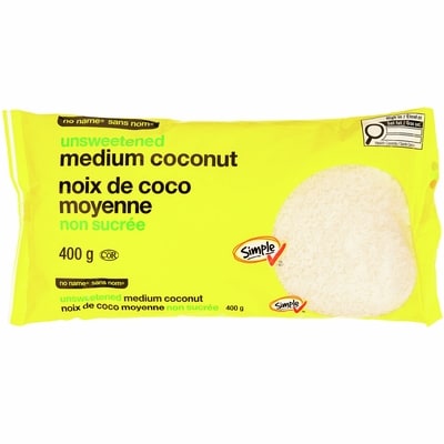 No Name Unsweetened Medium Coconut 400 g, $1.75/100g