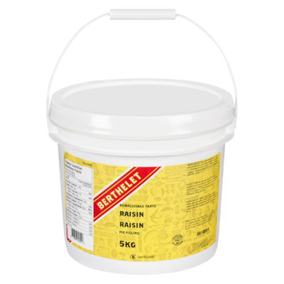 Berthelet Garniture à tarte aux raisins 5 kg, 0,50 $/100g