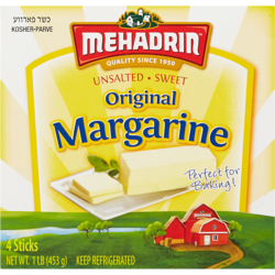 Mehadrin Margarine Parve 453 g, 1,21 $/100g