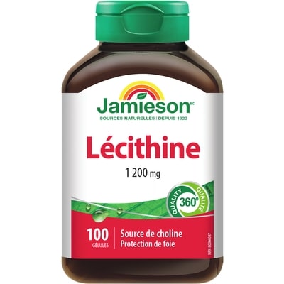 Jamieson Gélules de lécithine 1 200 mg 100 ea, 0,15 $/1ch
