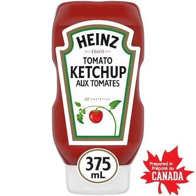 Heinz Bouteille de ketchup aux tomates 375 ml, 1,14 $/100ml