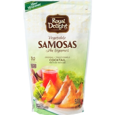 Asian Delight Cocktail Samosa, Vegetable 550 g, $0.82/100g