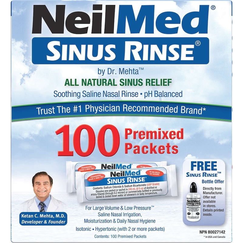 Sinus Rinse Premixed Packets