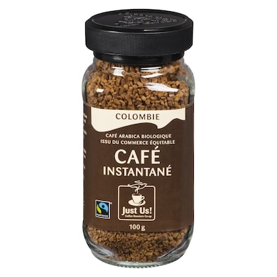 Just Us Café instantané, colombien 100 g, 9,99 $/100g