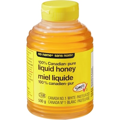 Sans Nom Miel liquide pur 100 % canadien 500 g, 1,40 $/100g