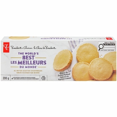 President's Choice The World's Best Shortbread Cookies 200 g, $3.25/100g