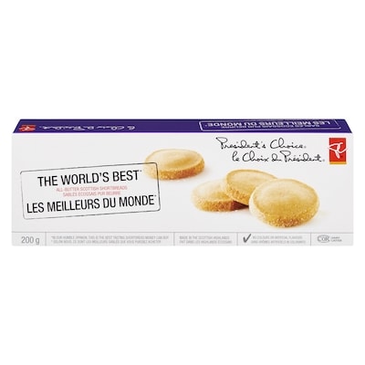 President's Choice The World's Best Shortbread Cookies 200 g, $3.25/100g