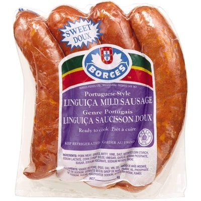 Borges Linguina Sausage, Mild (Thin Sliced) $29.90/1kg $13.57/1lb
