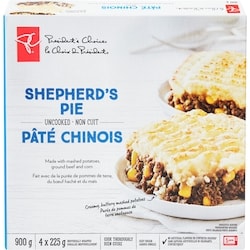 President's Choice Shepherd's Pie 4-Pack 900 g, $2.00/100g