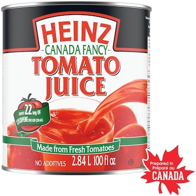 Heinz Jus de tomates 2.84 l, 0,32 $/100ml