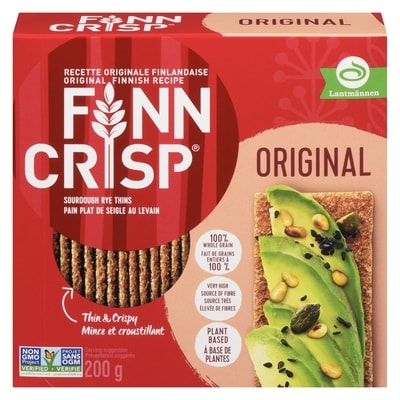 Finn Crisp Crispbread, Original Rye 200 g, $2.25/100g