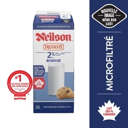 Neilson Lait microfiltré 2% 2 l, 0,29 $/100ml
