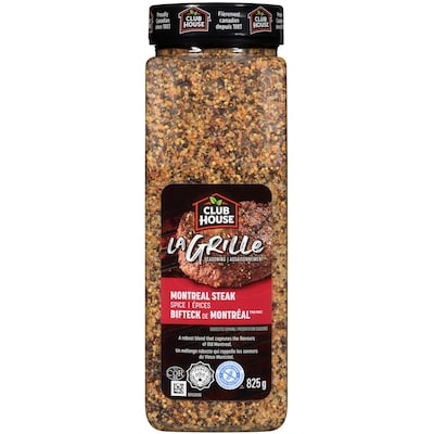 Club House Montreal Steak Spice Seasoning 825 g, $2.00/100g