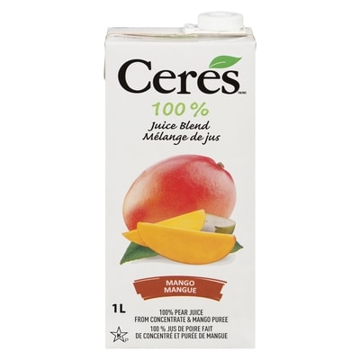 Ceres Jus de mangue casher 1 l, 0,30 $/100ml