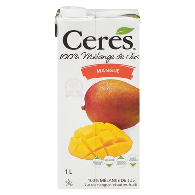 Ceres Jus de mangue casher 1 l, 0,50 $/100ml