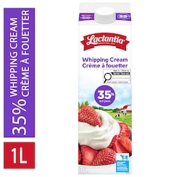 Lactantia Whipping Cream 35% 1 l, $0.66/100ml