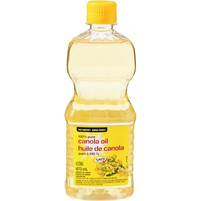 Sans Nom Huile de canola pure à 100 % 473 ml, 0,85 $/100ml