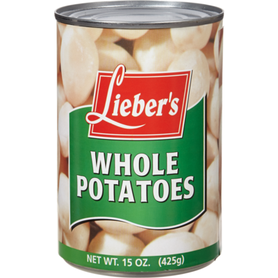 Lieber’s Pommes de terre entières 425 g, 0,77 $/100g