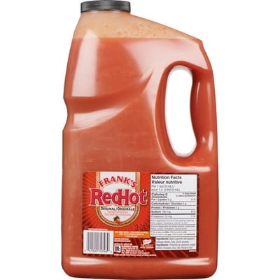 Frank's Original Red Hot Sauce 3.78 l, $0.52/100ml
