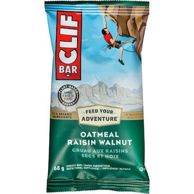 CLIF Energy Bars, Oatmeal Raisin Walnut Flavour (Pack of 12) 12x68.0 g, $2.45/100g