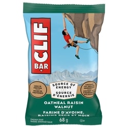 Clif Barres énergétiques Avoine, raisins secs et noix 68 g, 24,99 $/100g