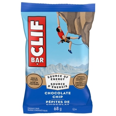 CLIF Energy Bars Chocolate Chip, Granola Bar 68 g, $3.68/100g