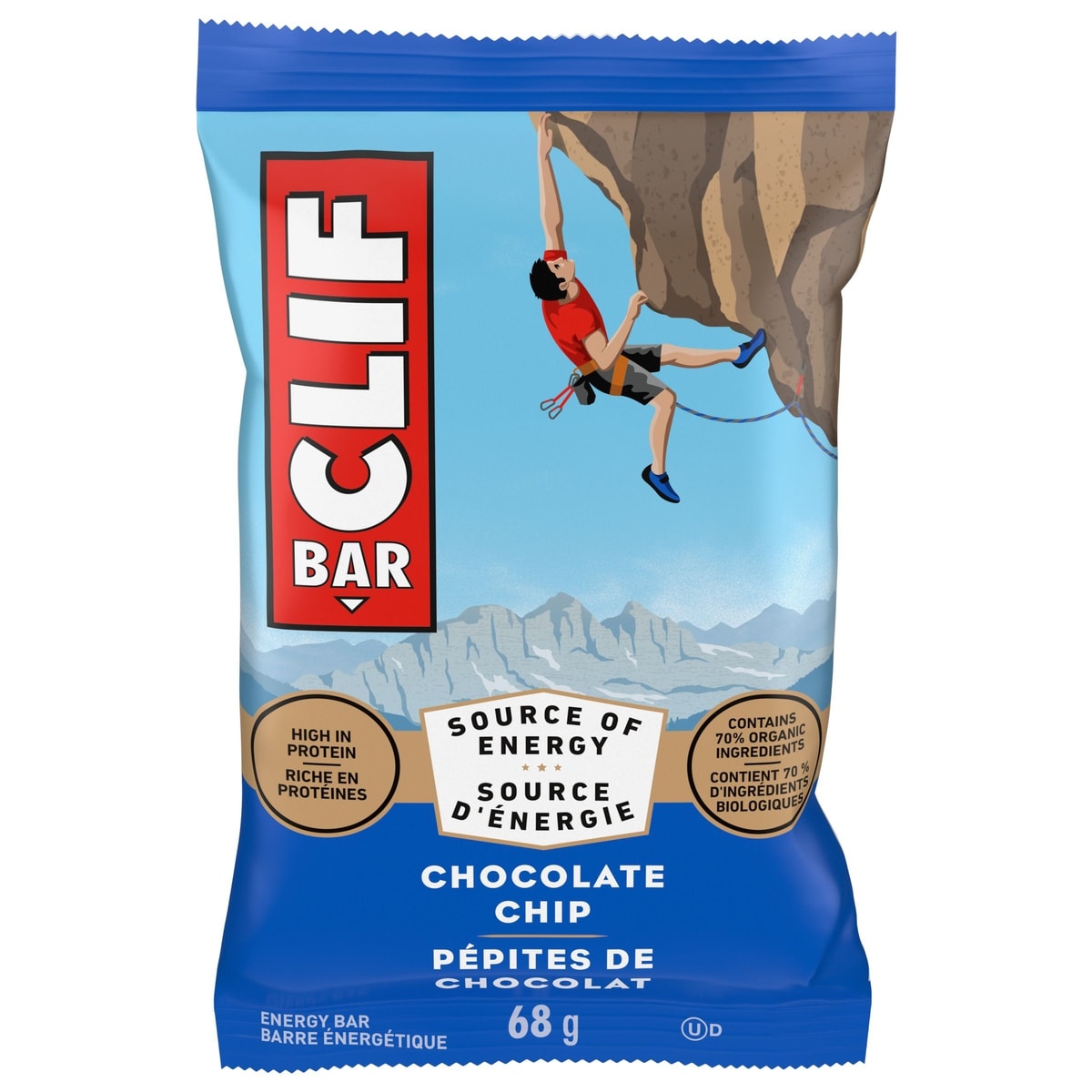 CLIF Crunch Chocolate Chip Energy Bar 68 g, $4.84/100g