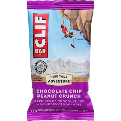 CLIF Energy Bar, Chocolate Chip Peanut Crunch 12x68.0 g, $2.45/100g