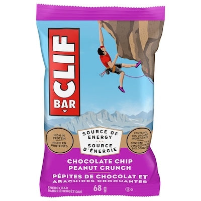 Clif Barre enérgétique chocolat et beurre d’arachides croquant 68 g, 24,99 $/100g