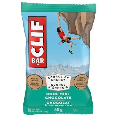 CLIF Crunch Cool Mint Chocolate Energy Bar 68 g, $3.66/100g