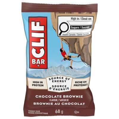 CLIF Energy Bars, Chocolate Brownie, Granola Bar, High in Protein 68 g, $4.40/100g