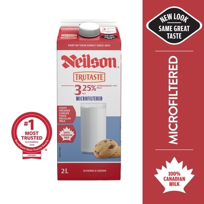 Neilson 3.25% Microfiltered Milk 2 l, $0.32/100ml