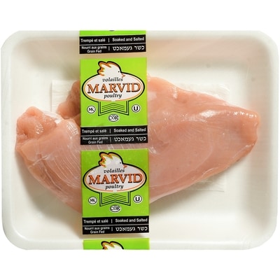 Volaille Marvid Poitrine de dinde cacher casher 25,33 $/1kg 11,49 $/1lb