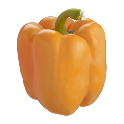 null Organic Greenhouse Peppers, Orange $11.00/1kg $4.99/1lb