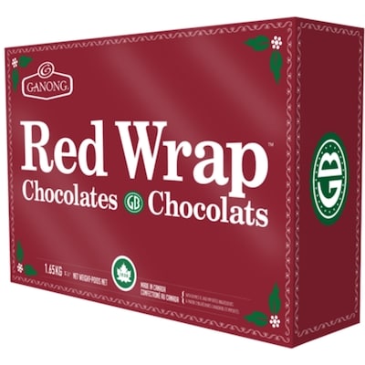 Ganong Boîte de chocolats Red Wrap 1.65 kg, 2,85 $/100g