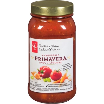 President's Choice 7-Vegetable Primavera Pasta Sauce 650 ml, $0.50/100ml