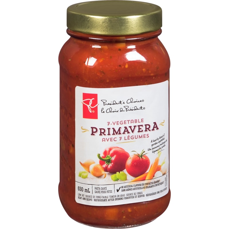 7-Vegetable Primavera Pasta Sauce
