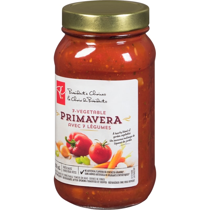 7-Vegetable Primavera Pasta Sauce