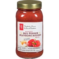 President's Choice Roasted Red Pepper Pasta Sauce 650 ml, $0.69/100ml