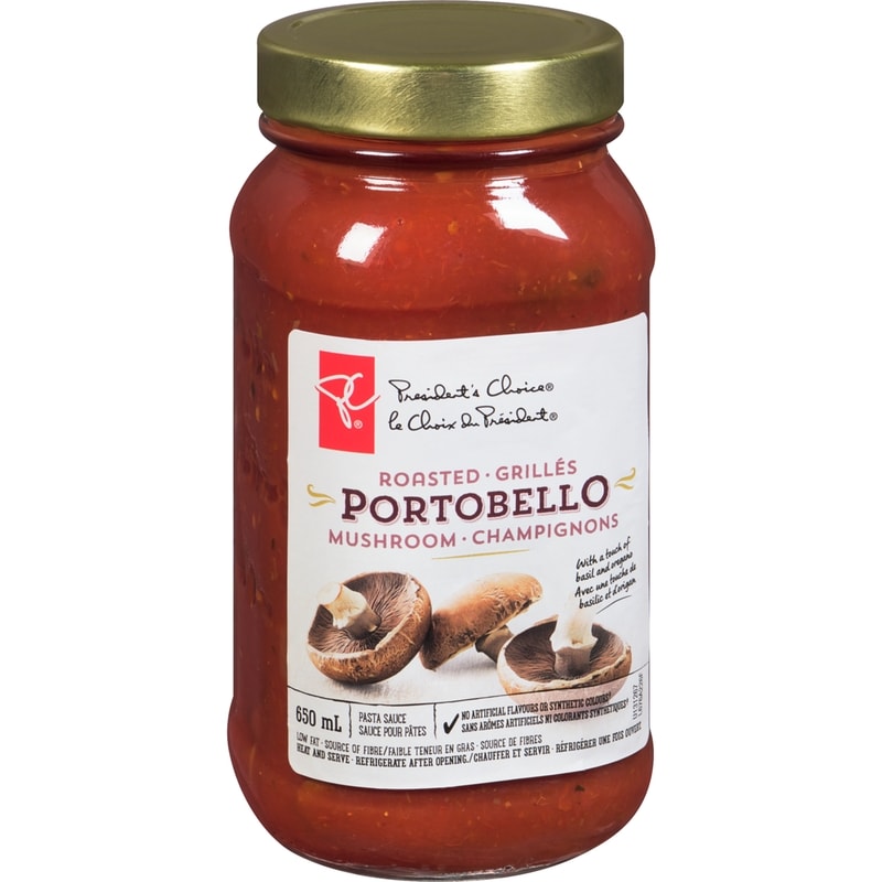 Roasted Portobello Mushroom Pasta Sauce