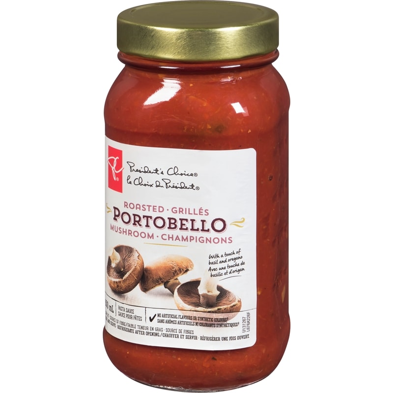 Roasted Portobello Mushroom Pasta Sauce