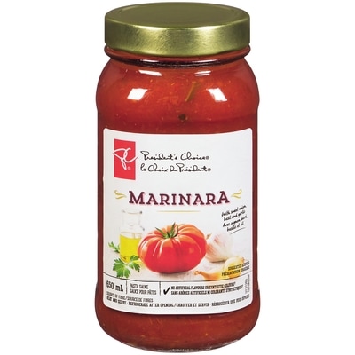 President's Choice Marinara Pasta Sauce 650 ml, $0.50/100ml