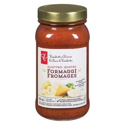 President's Choice Quattro Formaggi Pasta Sauce 650 ml, $0.84/100ml