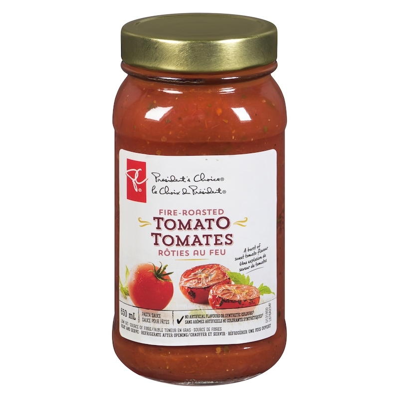 President's Choice Fire Roasted Tomato Pasta Sauce - 650 ml | Zehrs