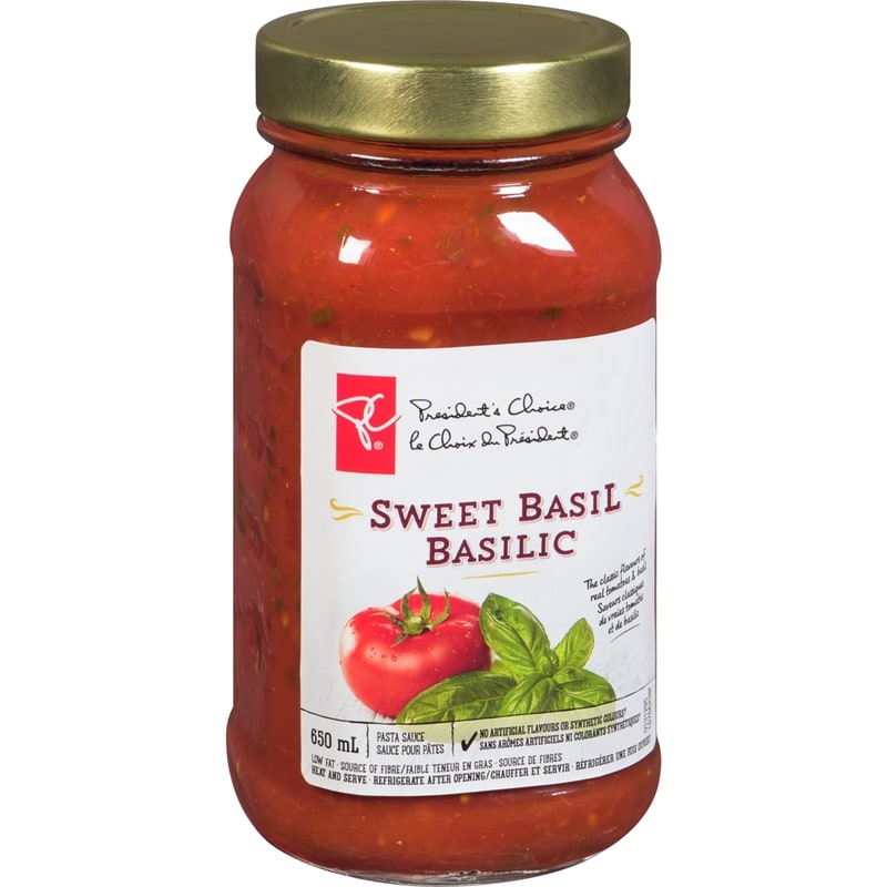 Sweet Basil Pasta Sauce