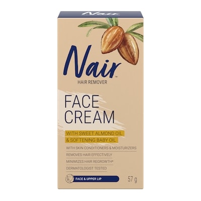 Nair Crème dépilatoire pour le visage et la lèvre supérieure 57 g, 12,61 $/100g
