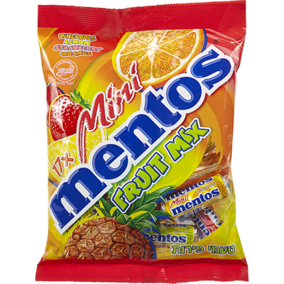 Mentos Mini Mentos, emballages multiples 178 g, 5,05 $/100g