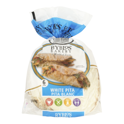 Byblos Pitas blancs 300 g, 1,16 $/100g