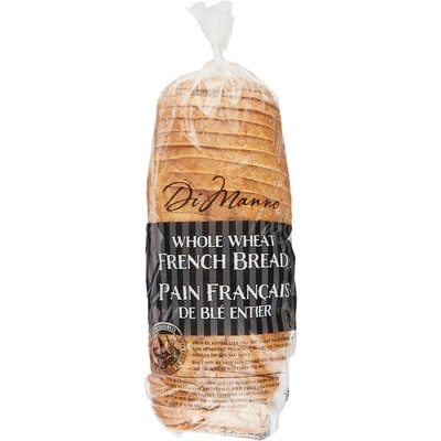 Villa Di Manno Whole Wheat French Bread, Sliced 620 g, $0.53/100g